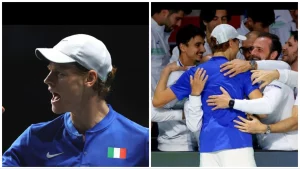 Jannik Sinner Knocks Out Djokovic to keep Italy alive in Davis Cup