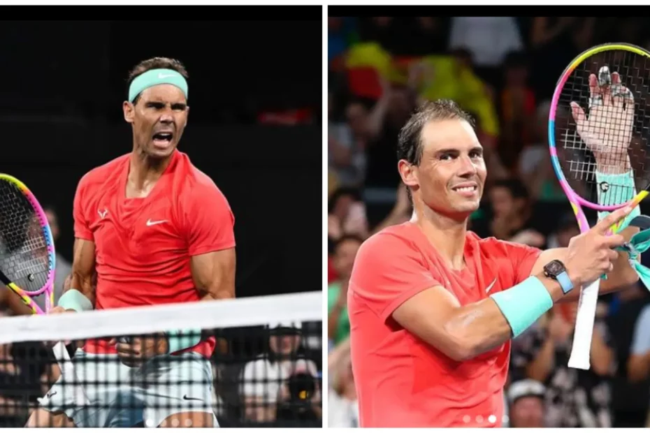 Rafael Nadal Wins First Competitive Singles Match In A Year